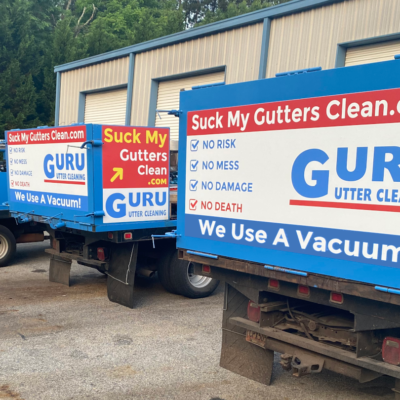 Gutter Cleaning Vacuum Truck